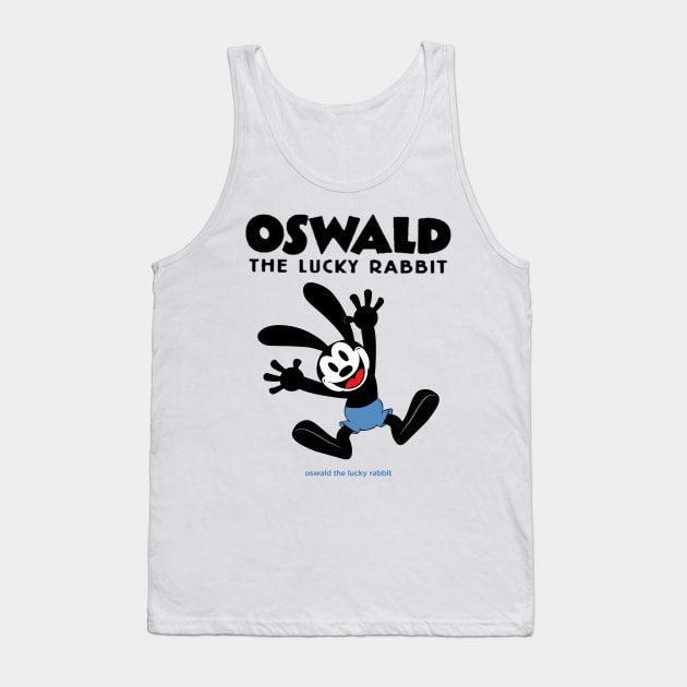 Oswald The Lucky Rabbit Keep Walking 1927 Tank Top by Lani A Art